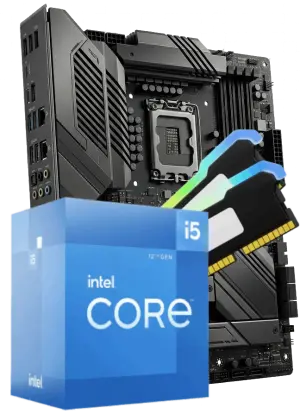 With Motherboard & RAM
