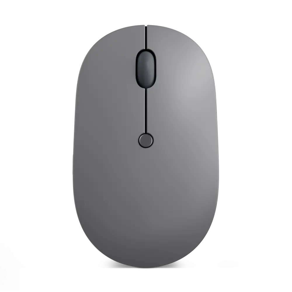 Lenovo Go USB-C Wireless Mouse GY51C21210 — Rechargeable 2.4GHz Nano, 2400 DPI, 5 Buttons - Storm Grey