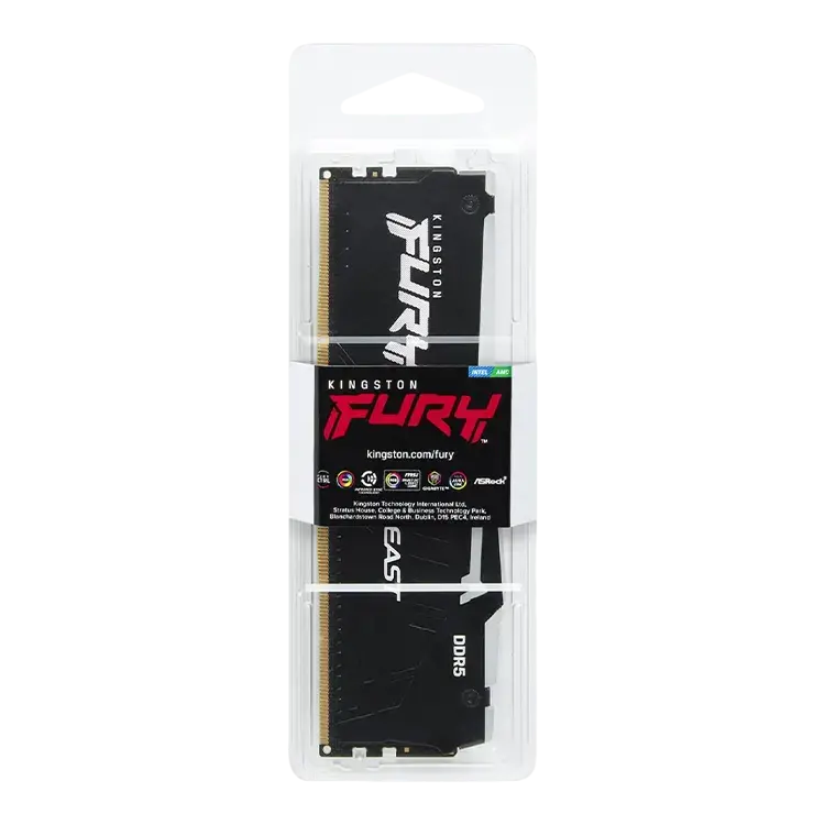 HYPERX FURY DDR5 メモリー 6000MT/秒 16GB×1枚 Kingston-HyperX-Fury