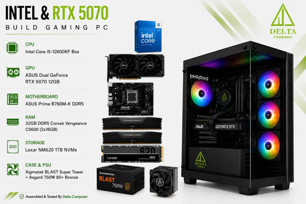 Intel & RTX 5070 Build