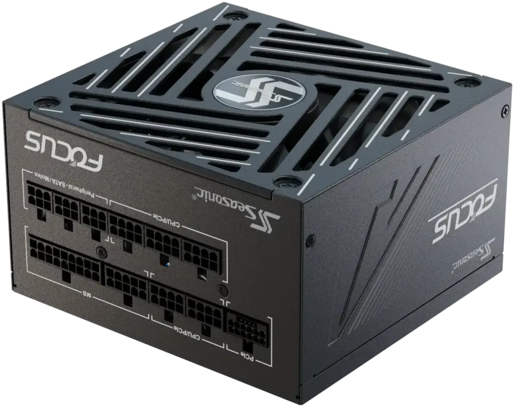 Seasonic FOCUS GX-1000W ATX 3.1 80+ Gold – PCIe 5.1, Fully Modular, 135mm Fan Extended Life, Fluid Dynamic Bearing, Digital Control