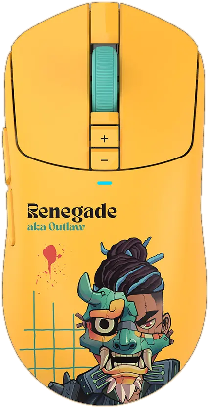 Bloody R72 Ultra Renegade Sunset - 20K CPI, Dual Mode Connect, 7 Buttons, RapidSnap Rebound, AFC