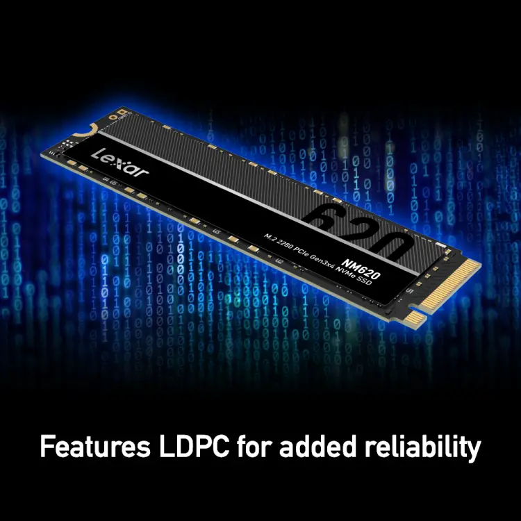 Lexar NM620 1TB PCIe 3.0 M.2 NVMe SSD - Delta Computer