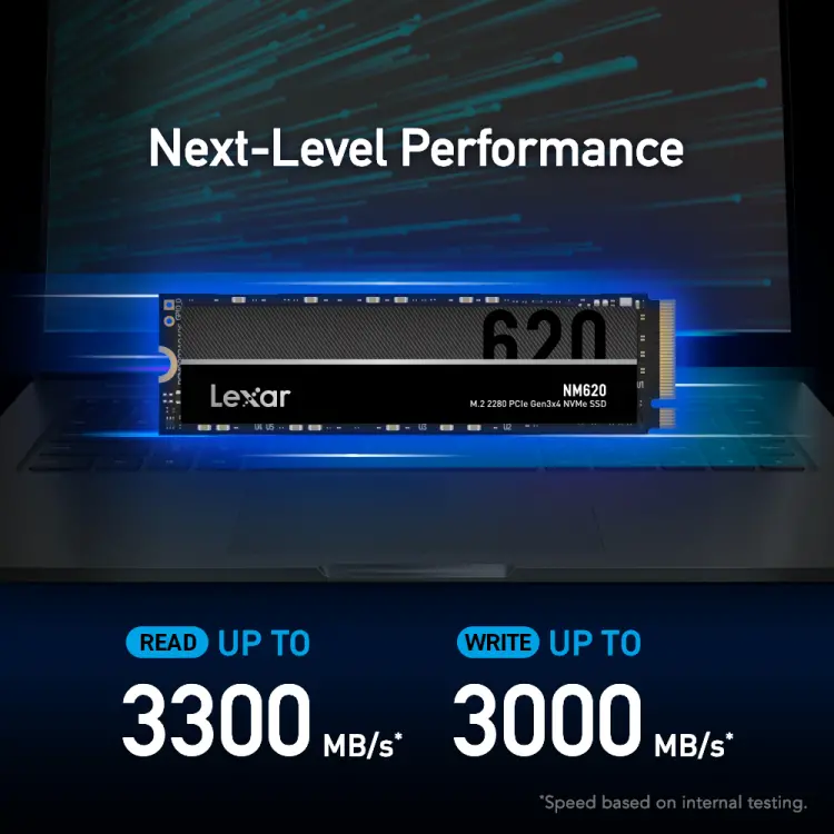 Lexar NM620 1TB PCIe 3.0 M.2 NVMe SSD - Delta Computer