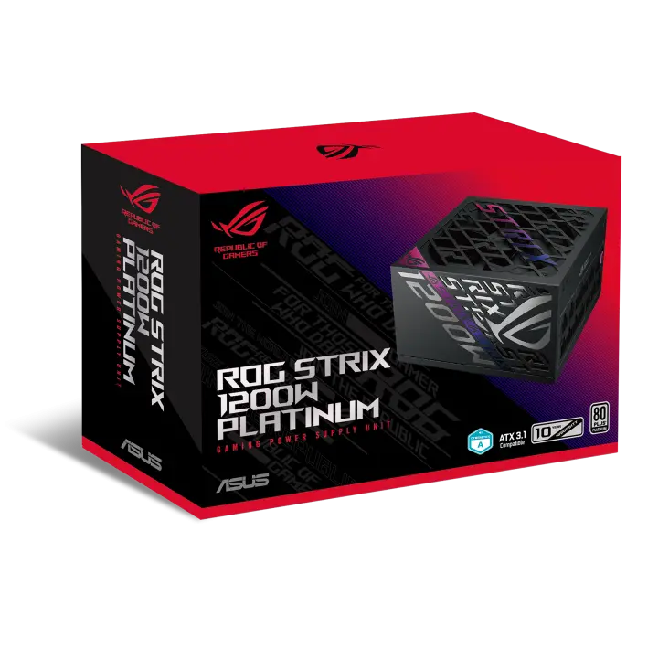 ASUS ROG Strix 1200W Platinum Fully Modular Power Supply – 80 PLUS