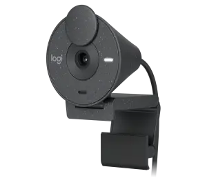 Logitech Brio 300 Full HD Webcam with Privacy Shutter, Noise Reduction ...