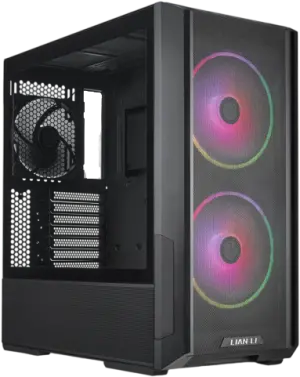 Lian Li Lancool 216 RGB Mid Tower ATX Gaming Case – Black with