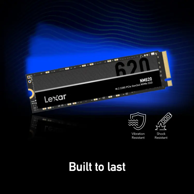 Lexar NM620 512GB PCIe 3.0 M.2 NVMe SSD - Delta Computer