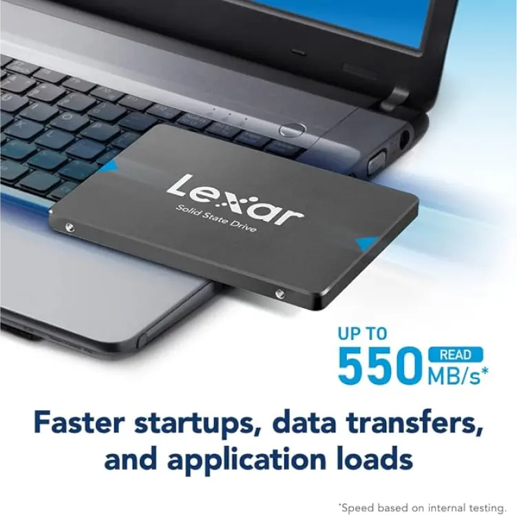 Lexar NS100 512GB SATA III 2.5″ Internal SSD LNS100-512RBNA – Up