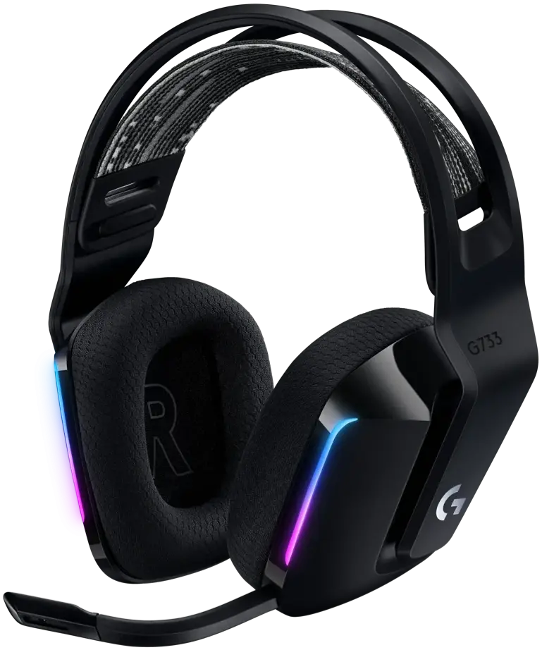 Logitech G733 LIGHTSPEED Wireless Headset 981-000864 — 40mm PRO-G