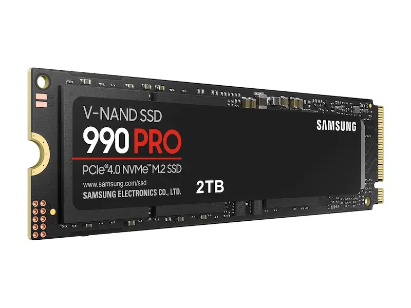 Samsung 990 PRO 2TB PCIe 4.0 NVMe M.2 SSD MZ-V9P2T0BW – 7450 MB/s
