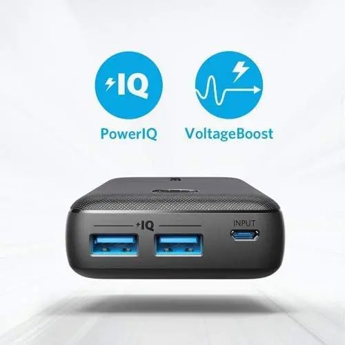 Anker PowerCore Select 10000 mAh Power Bank – 46H Extra Power, 2x