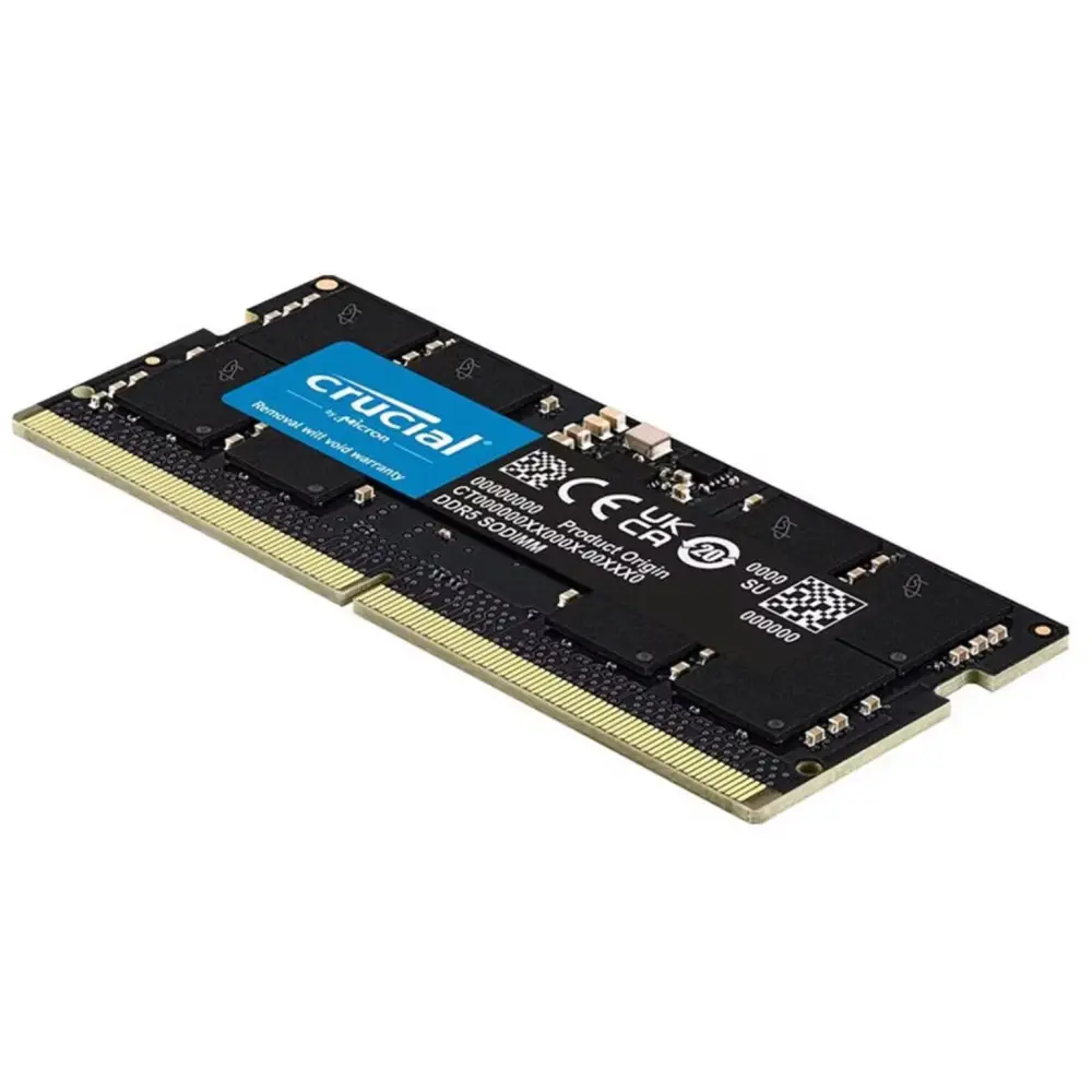 Crucial 16GB DDR5-4800MHz CL40 Laptop Memory CT16G48C40S5