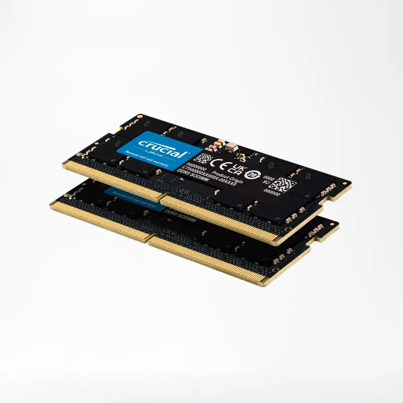 Crucial 16GB DDR5-5600 SODIMM 16GB capacity DDR5 1.1V 5600MT s