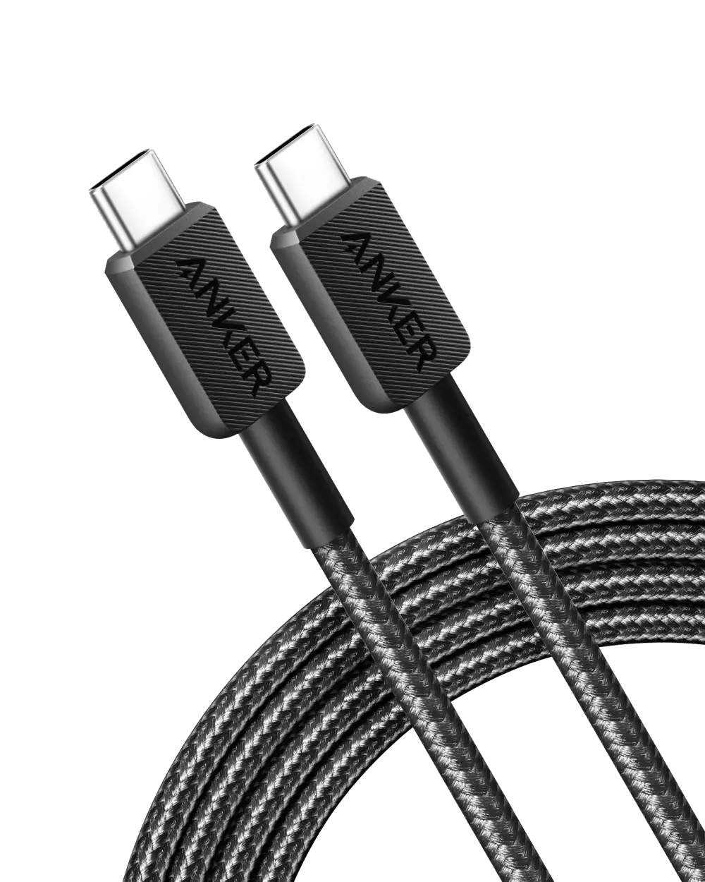 Anker 322 Type-C to Type-C Cable A81F6H11 - 1.8M, 60 watts, Braided, reliable charging