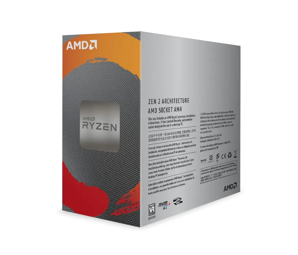 CPU AMD Ryzen 5 3600 CPU BOX AMD Ryzen 5 3600 CPU