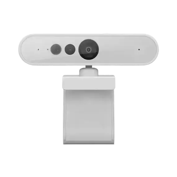 Lenovo 510 FHD Webcam GXC1D66063 – 1080p, 95° Wide-Angle Lens, Dual Microphones, Windows Hello, Privacy Shutter – Cloud Grey