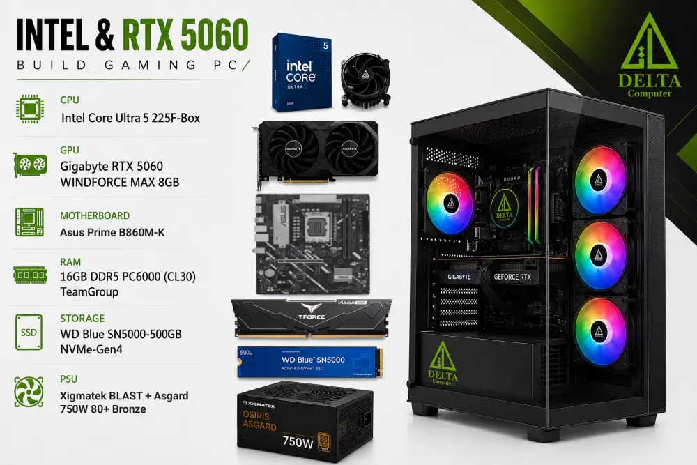 Intel & RTX 5060 Build