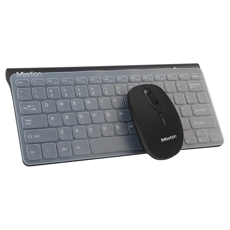 Meetion MINI4000 2.4GHz Wireless Keyboard and Mouse Combo – Compact, Ergonomic, USB Receiver for PC & Laptop