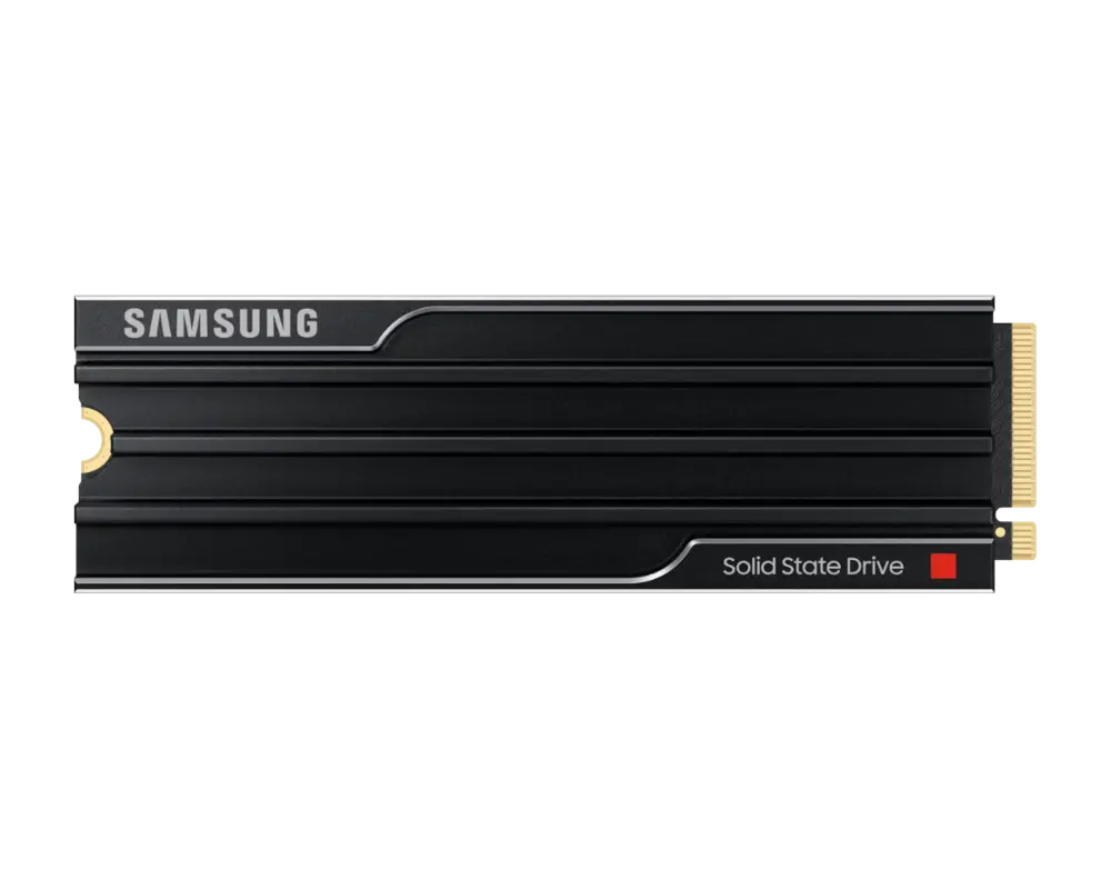 Samsung 9100 PRO with Heatsink 1TB PCIe 5.0 NVMe SSD – 14,700 MB/s Read, 13,300 MB/s Write, DDR4X Cache, 600TBW