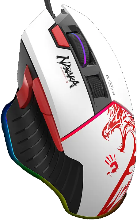 Bloody W95Max-Naraka XTRA FIRE Activated Gaming Mouse – 12K CPI