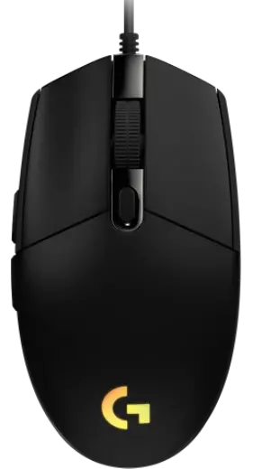 Logitech G102 Wired Gaming Mouse 910-005802 – 8000 DPI, 6 Buttons, Customizable RGB, LIGHTSYNC, Black (Opened Box)