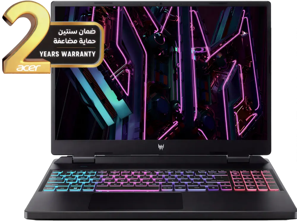 Acer PREDATOR HELIOS NEO 16 PHN16-72-73U2 – 16” 165Hz IPS Display, I7-14650HX, RTX 4060 8GB, 16GB DDR5, 512GB SSD, Win11, Abyssal Black