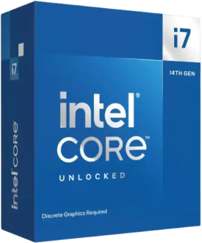 Intel Core i7-14700F - 20 Core 28 Thread, 5.40GHz Turbo, 33MB Cache, PCIe 5.0, LGA1700 14th 