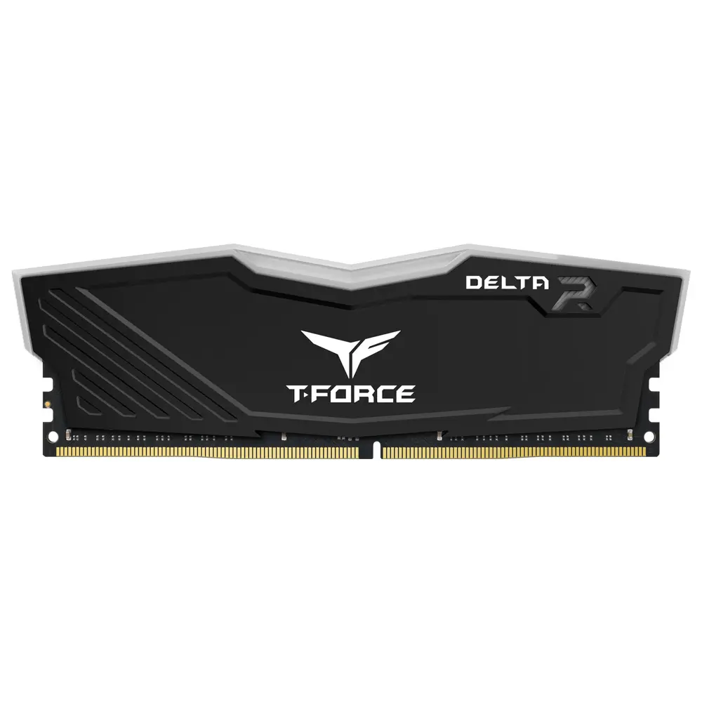 メモリー T-FORCE DELTA R 8GB DDR4 3200MHz DELTA RGB DDR4 DESKTOP MEMORY BLACK 16GB(1x16GB) 3200MHz