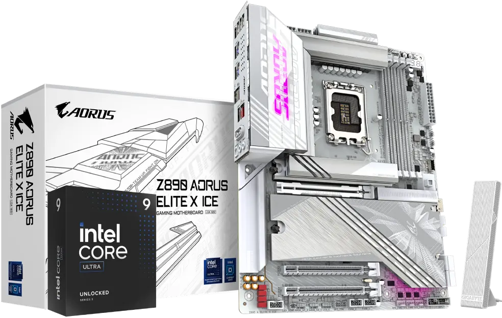 Bundle Gigabyte Z890 AORUS ELITE X ICE + Intel Core Ultra 9 285K