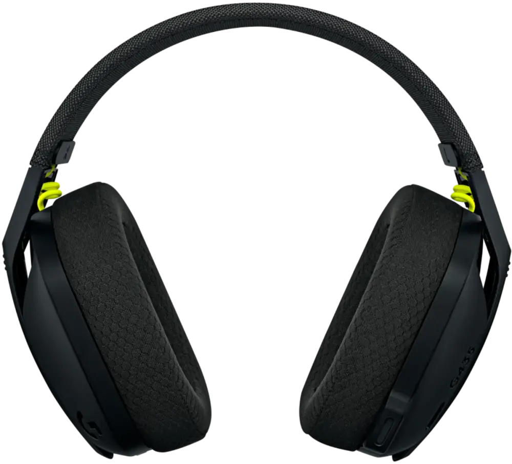 Logitech G435 Lightspeed Gaming Headset Black – Dolby Atmos, Wireless  Bluetooth, Ultra-Light, 40mm Drivers, Dual Mics, 18H Battery