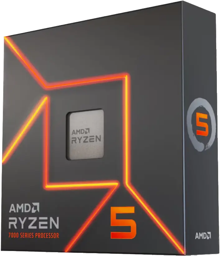 AMD Ryzen 5 7600X CPU - 6 Cores, 12 Threads, 5.3GHz Boost, DDR5, PCIe 5.0 | Delta-Computer.net